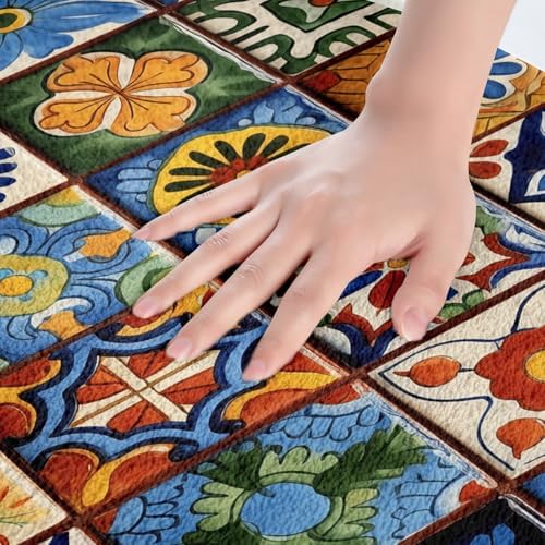 Erosebridal Exotic Bohemian Bath Rug Set