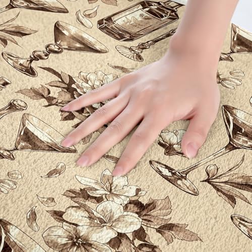 Feelyou Kids Western Wine Bath Mat 16x24 Inch