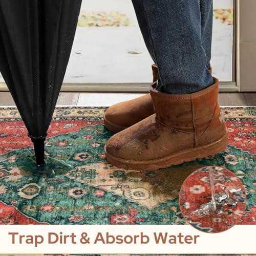 HSTDUNYE London Bath Mat 16x24 Velvet Doormat