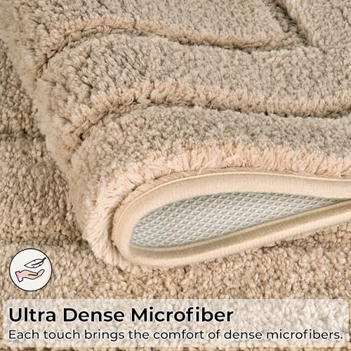 GRANNY SAYS 2-Piece Bath Rug Set Non-Slip Washable