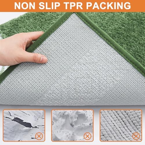 BEQHAUSE 20x32 Bath Rug Non-Slip Absorbent