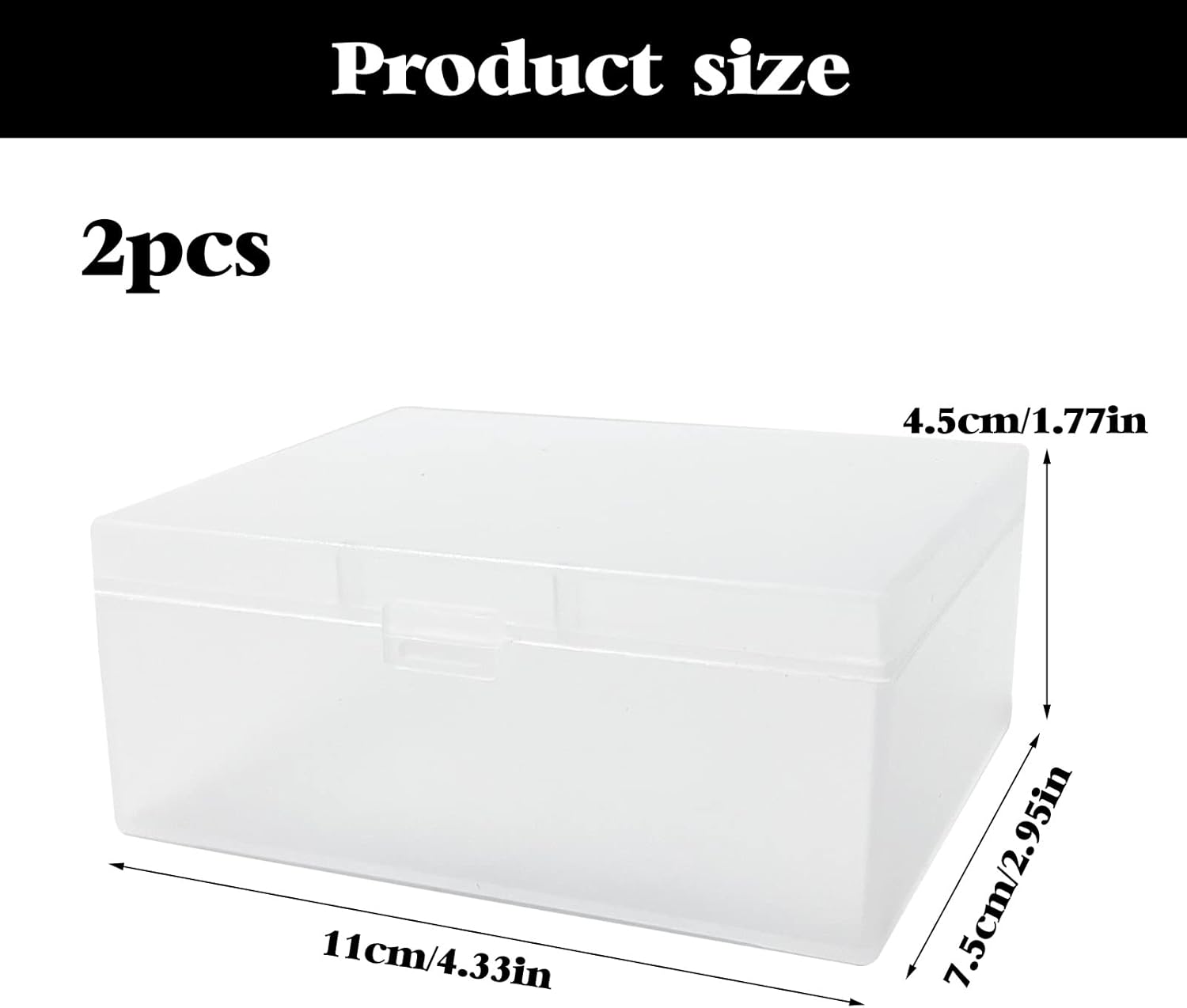 2 Pack Cotton Pads Holder Organizer for Travel and Bathroom Use