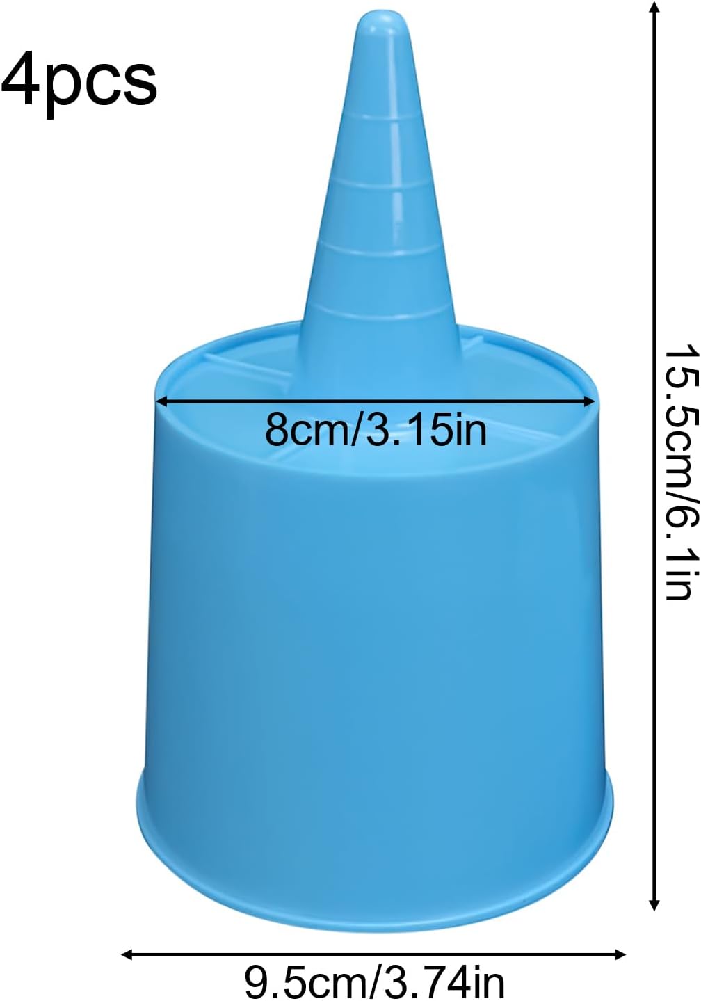 4pcs Beach Cup Holders with Anti-Spill Design