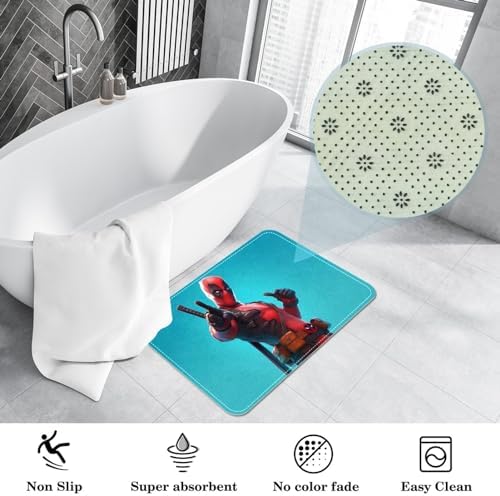 Deadpool Office Rugs - Durable Washable Floor Mat 60x40cm