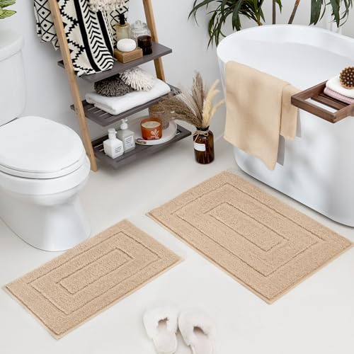 GRANNY SAYS 2-Piece Bath Rug Set Non-Slip Washable