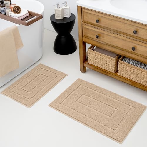 GRANNY SAYS 2-Piece Bath Rug Set Non-Slip Washable