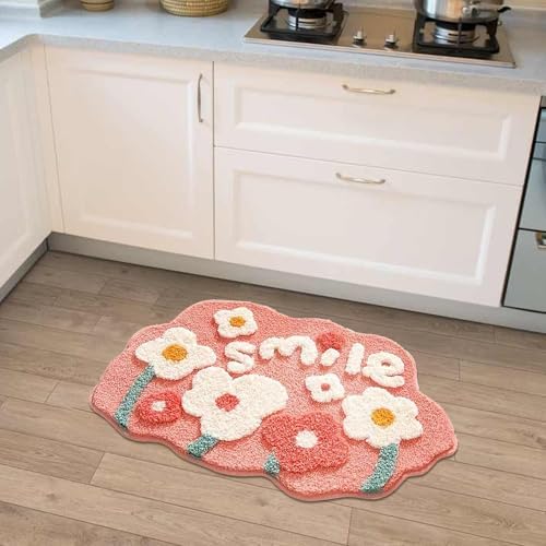 Soft Thick Microfiber Bath Mat with Non Slip Design