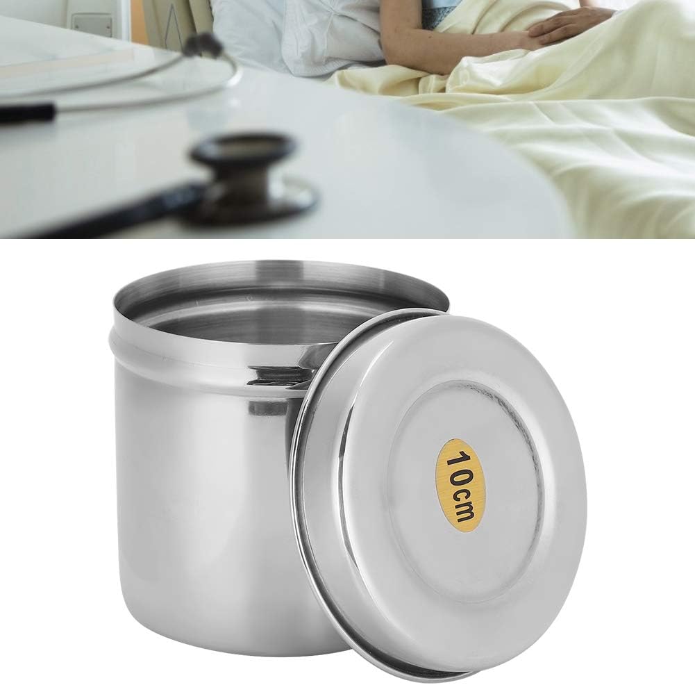 Restokki Stainless Steel Cotton Ball Holder with Lid