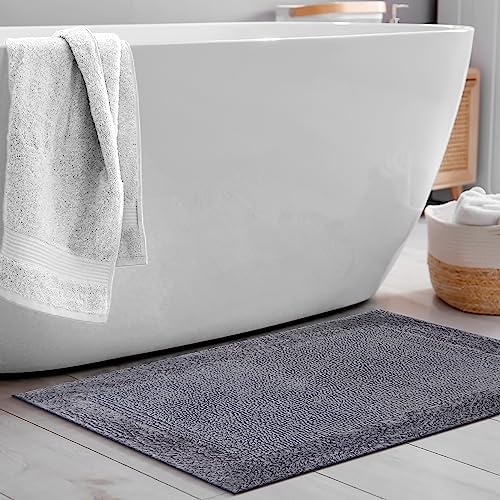 Savi Home 17x24 Charcoal Grey Bath Rug