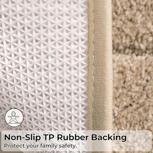 GRANNY SAYS 2-Piece Bath Rug Set Non-Slip Washable