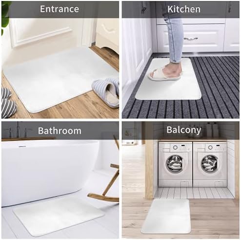 SGYDW Plush Bath Mat 24x16 Inches Non-Slip Door Mat for Bathroom and Entry