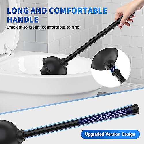 LOVLOY 3PCS Toilet Plunger and Brush Set 1