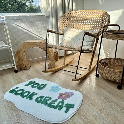You Look Good Bath Mat Soft Non-Slip Microfiber Rug