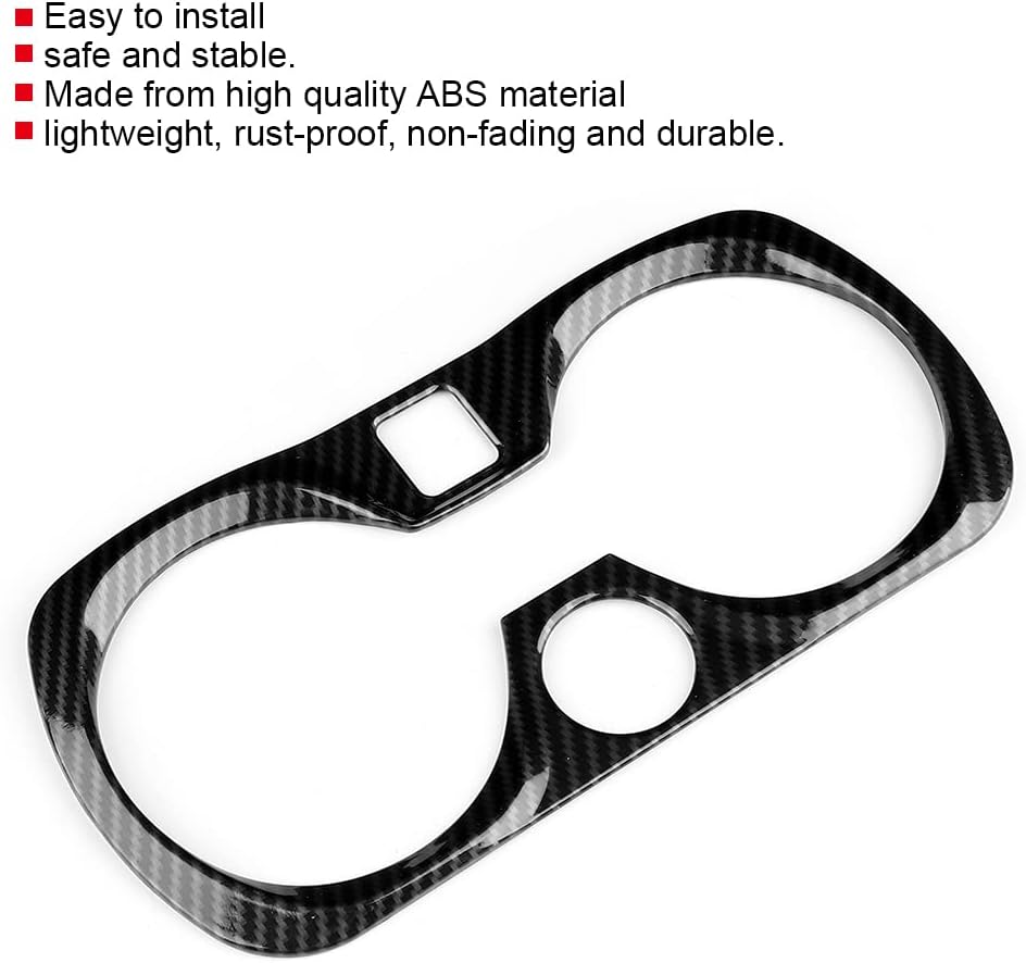 Carbon Fiber Texture Cup Holder Panel - 3 Series G20G28 2020 Fit