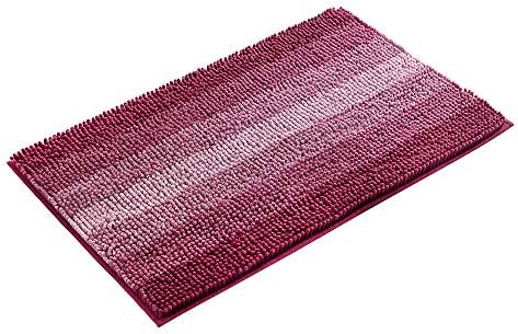 COSY HOMEER Fuchsia Bath Rug 28x18 Inch Non-Slip Super Soft