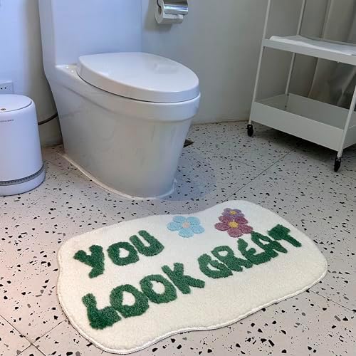 You Look Good Bath Mat Soft Non-Slip Microfiber Rug