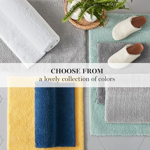 Martha Stewart Drylon Bath Rug - Aqua 17x24 Inches