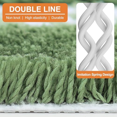 BEQHAUSE 20x32 Bath Rug Non-Slip Absorbent