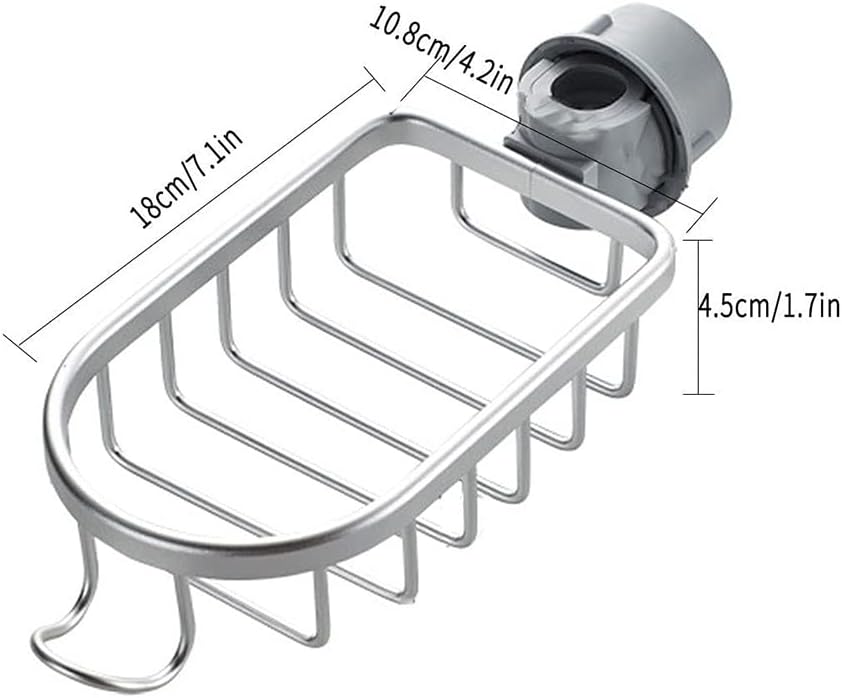 BIENKA 2 Piece Aluminum Corner Shower Caddy Organizer