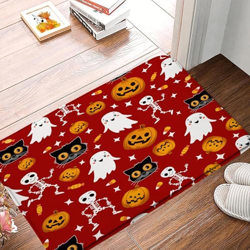 Cute Halloween Bath Mat 16x24 Inch 1