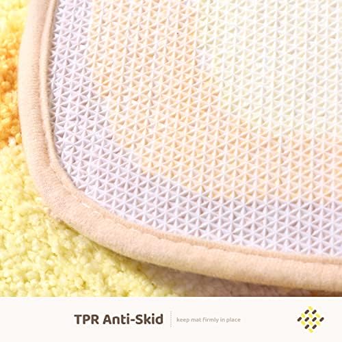 Molesun Cute Bath Mat Soft Microfiber Rug 20x31