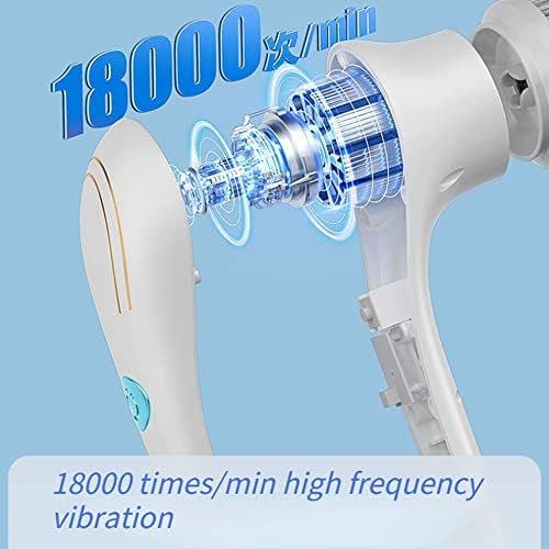 ZZ LIFE 5-in-1 Electric Scrubber with 5 Replaceable Heads