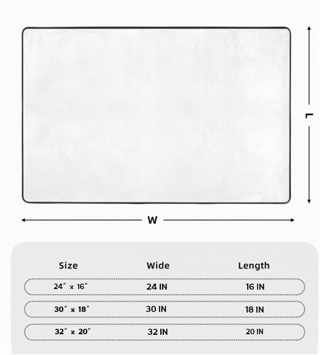 LIJUNMAIYIFU 16x24 Checkered Bath Rug Entrance Mat
