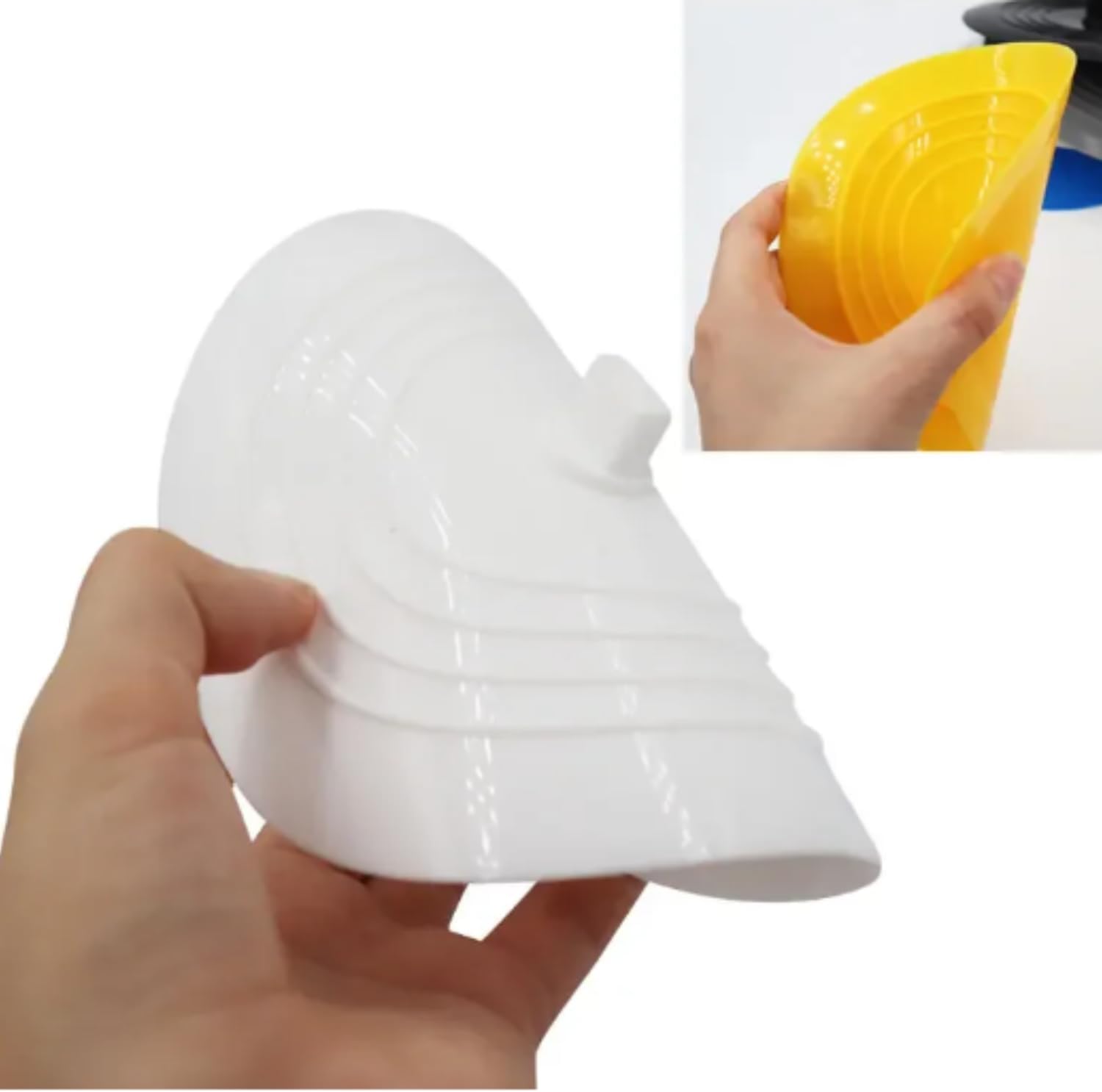 2 Pack Silicone Tub Stopper Universal Fit Yellow and Gray
