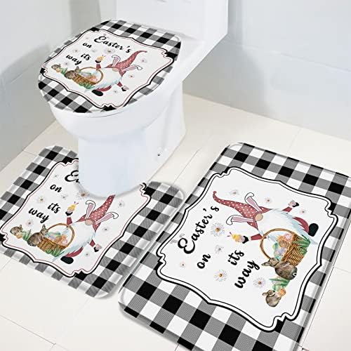 YESOF66 3 Piece Bathroom Rugs Set Non-Slip 1