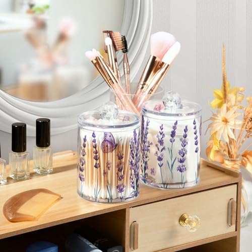 GEDAKO Q-tip Holder with Lid Set