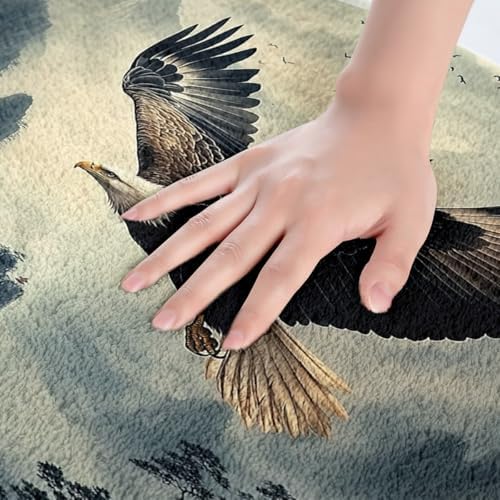 Eagle Bathroom Rugs 16X24 Non Slip Beige