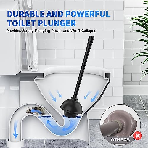 LOVLOY 3PCS Toilet Plunger and Brush Set 1