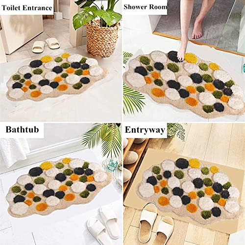 UKELER 3D Moss Bath Rug Decor 315x197