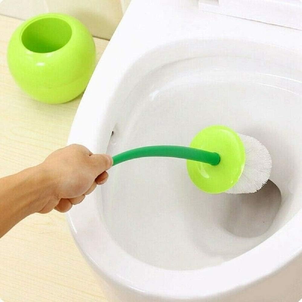Tvoip Cherry Toilet Brush with Holder Set