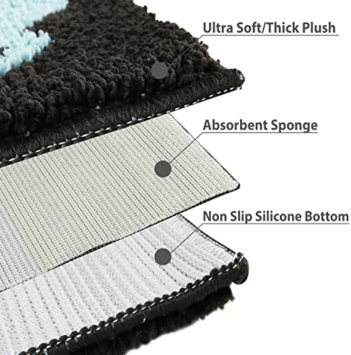 Hi Space Fluffy Bath Rug 315x197IN Non-Slip Plush Kawaii