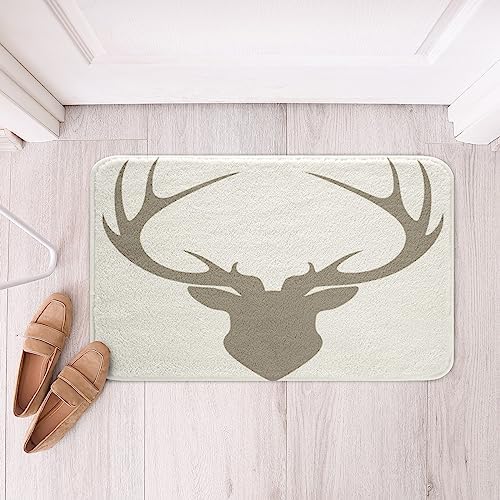 Jejeloiu Wild Animal Bath Rugs 16x24 Inch