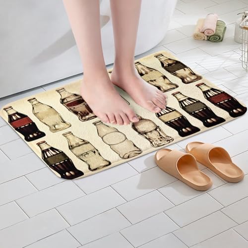 Feelyou Kids Vintage Cola Bath Mat 16x24