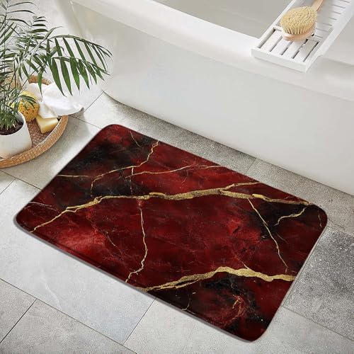 Luxurious Marble Bath Mat 16x24 Inch