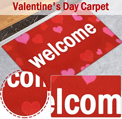 Valentines Day Retro Non Slip Bath Mat with Colored Gnomes