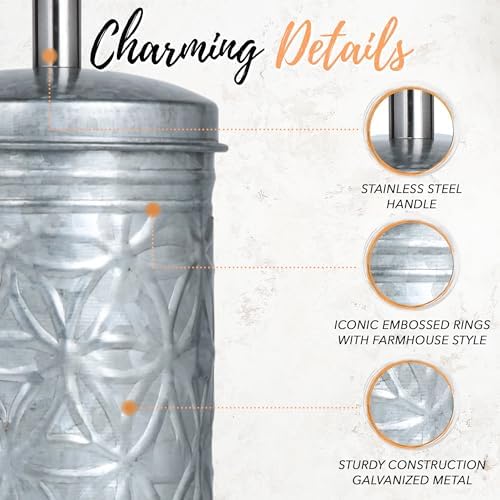 Autumn Alley Rustic Toilet Brush Set with Holder