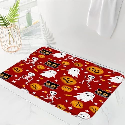 Cute Halloween Bath Mat 16x24 Inch 1