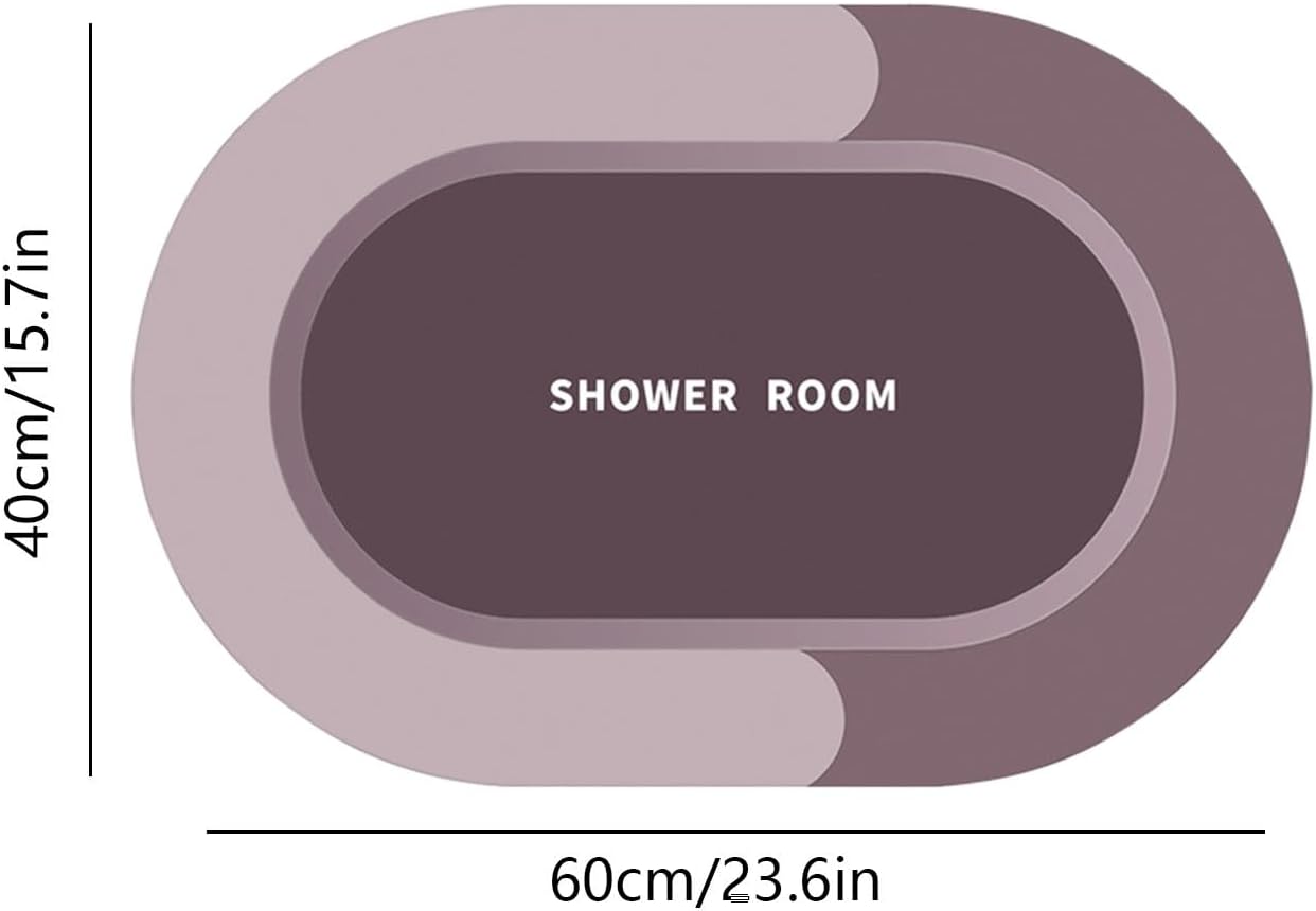 Lovskoo Fast Drying Nonslip Bath Mat