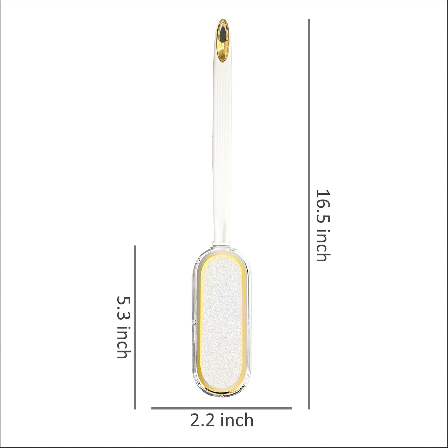 NEWBOVIK Toilet Brush and Holder Set with Deep Cleaning Brush