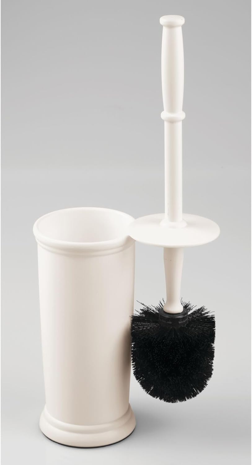 mDesign Toilet Bowl Brush with Modern Holder