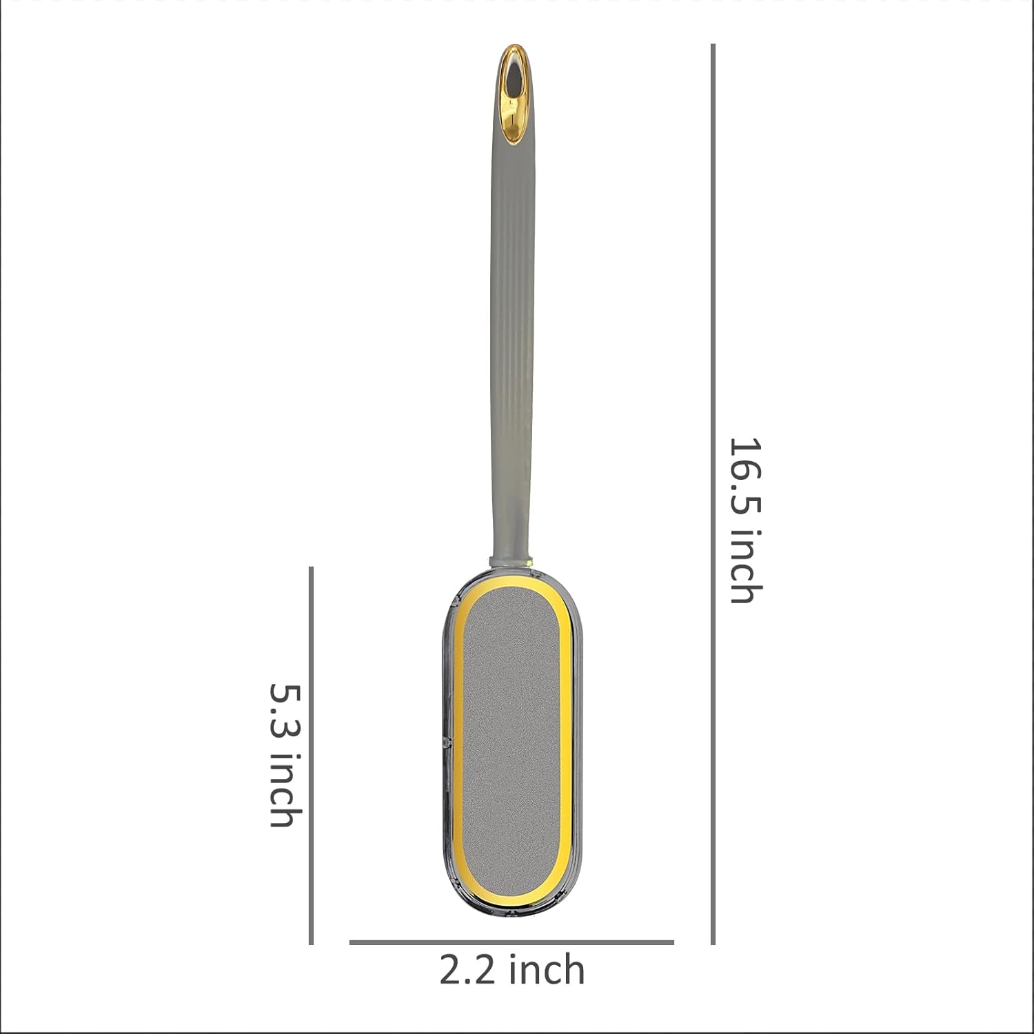 NEWBOVIK Under-Rim Toilet Brush with Holder Set