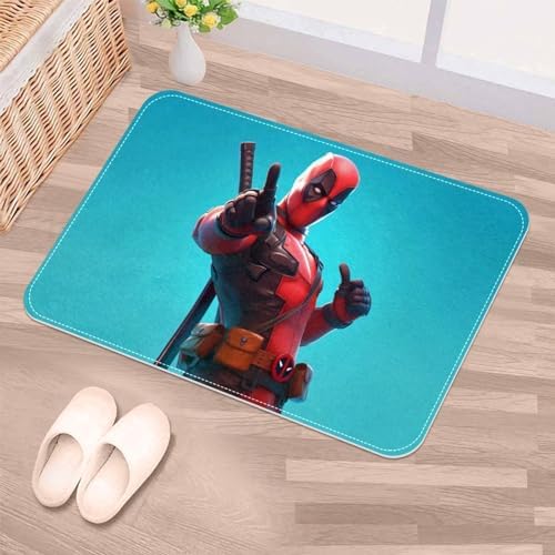 Deadpool Office Rugs - Durable Washable Floor Mat 60x40cm