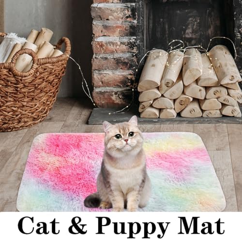 ConCus-T Rainbow Bath Mat Set 24 x 16