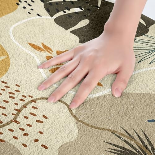 Feelyou Boho Bathroom Rug for Kids 16x24 Modern Art Mat