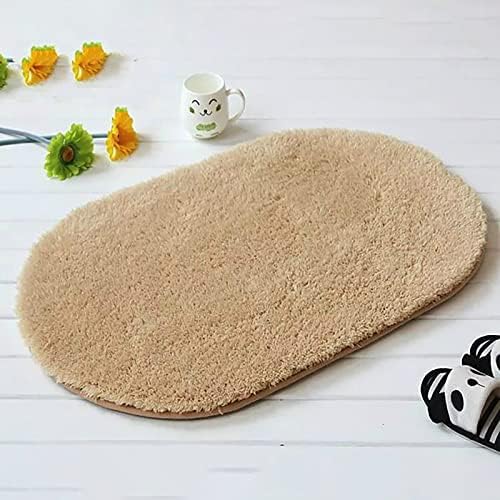 Extra Soft Microfiber Bath Rug with Non-Slip TPR Backing Red