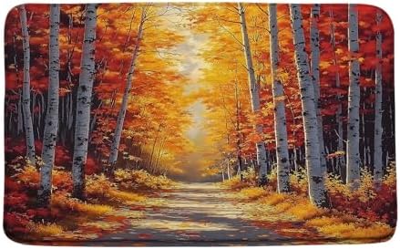 GCTNBJL Rustic Forest Bath Mat 16x24 Inch